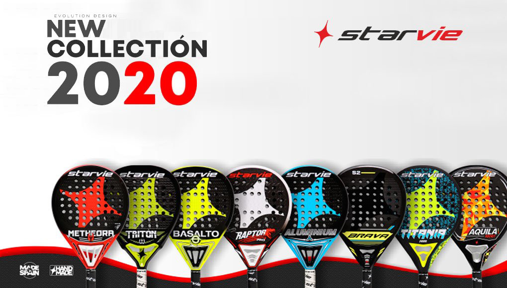 new collection padel starvie rackets 2020